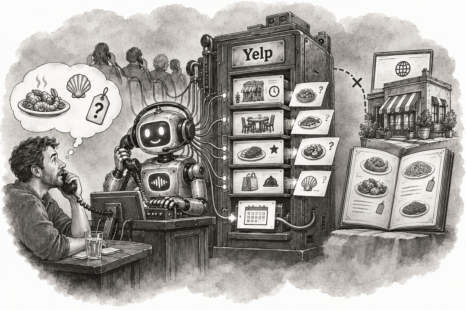 A million restaurant calls answered from Yelp data