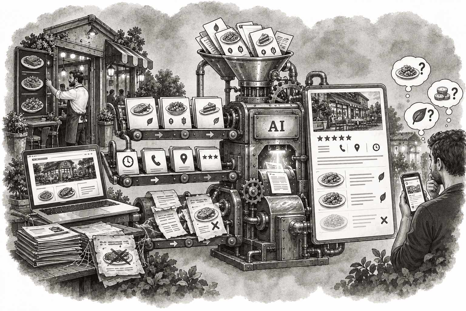 The business profile is becoming an AI Overview