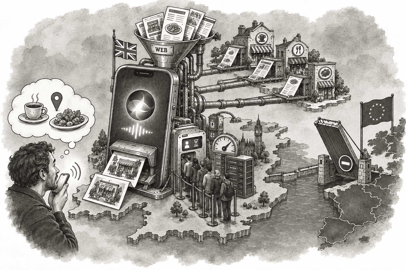 Siri AI shipped to Britain without the EU